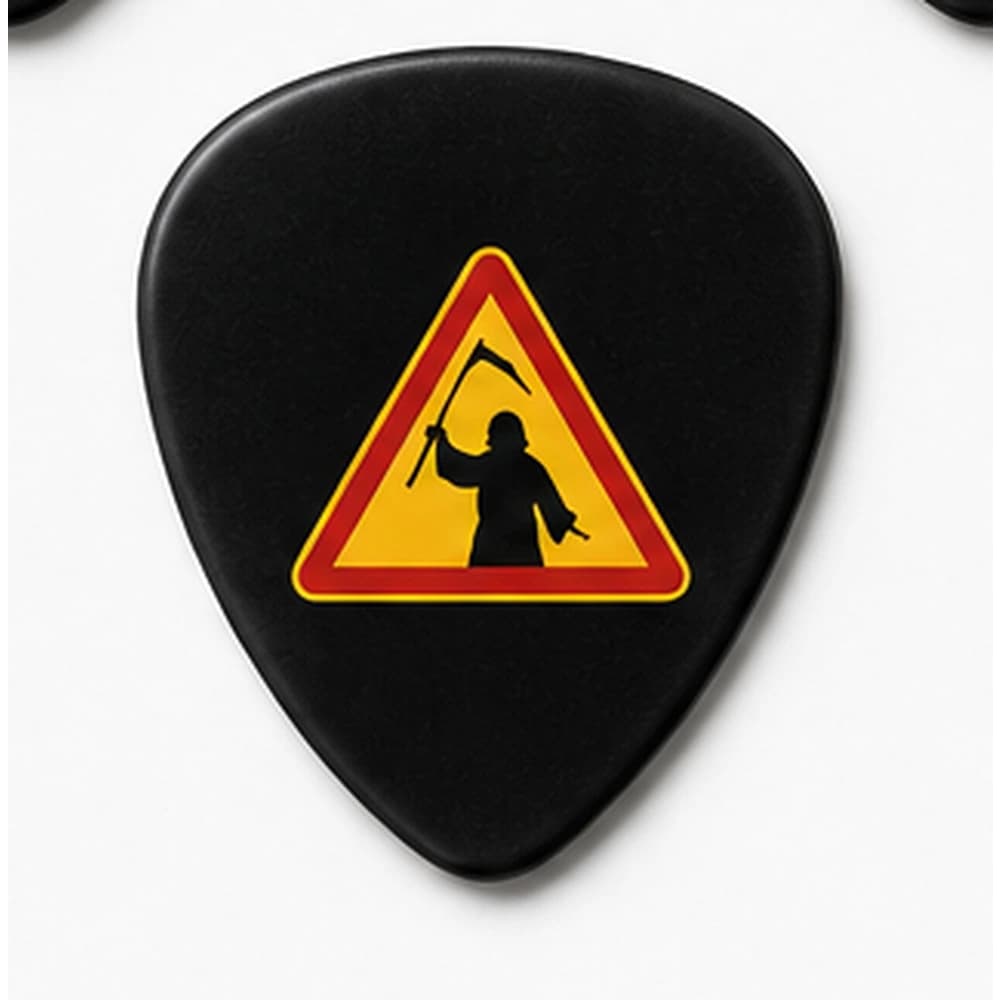 Reaper Warning artist guitar pick - Dakbaksho Bangladesh